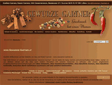 Tablet Screenshot of gewuerze-gartner.at